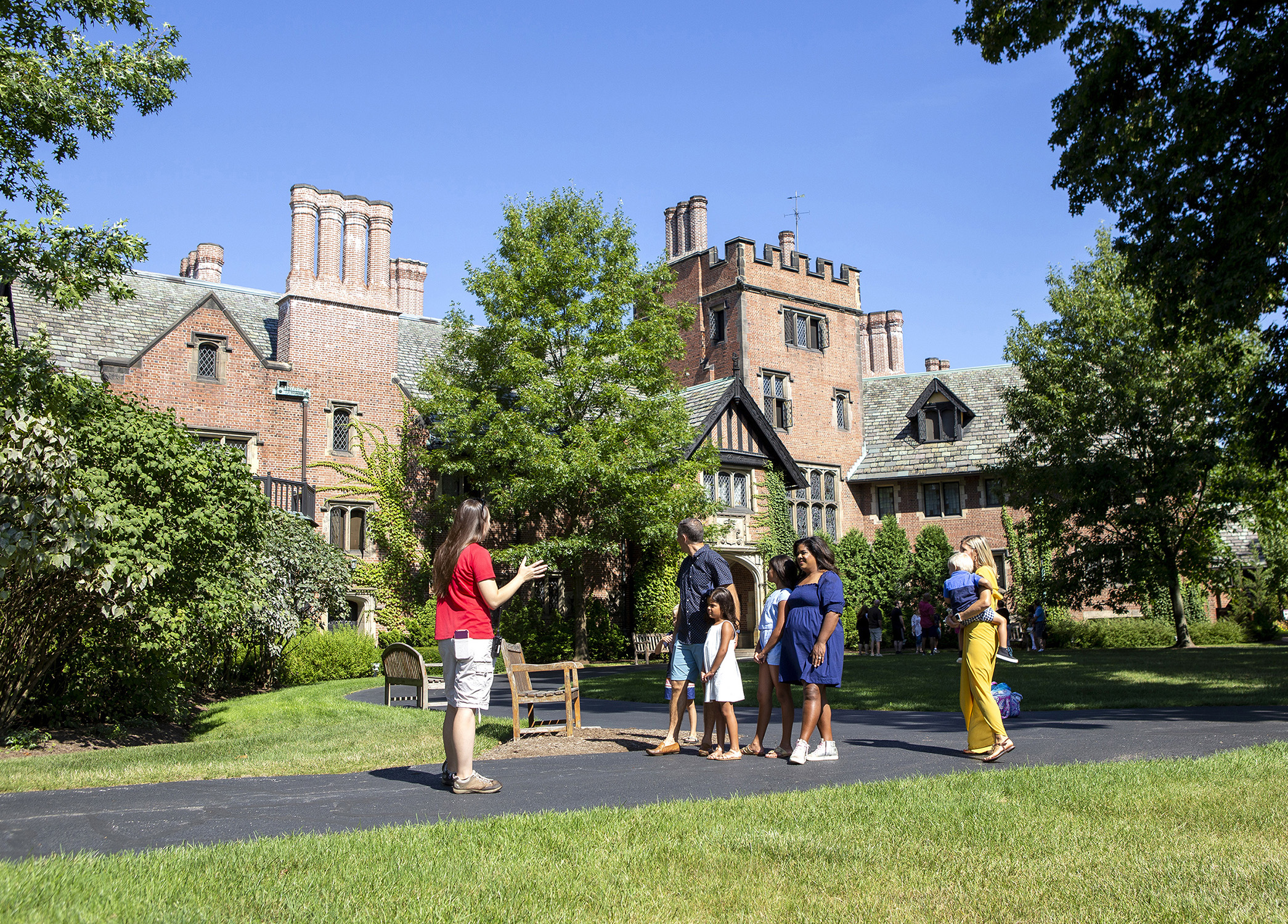 Stan Hywet Manor House and guests