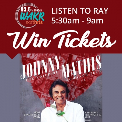 Johnny Mathis Ticket Giveaway