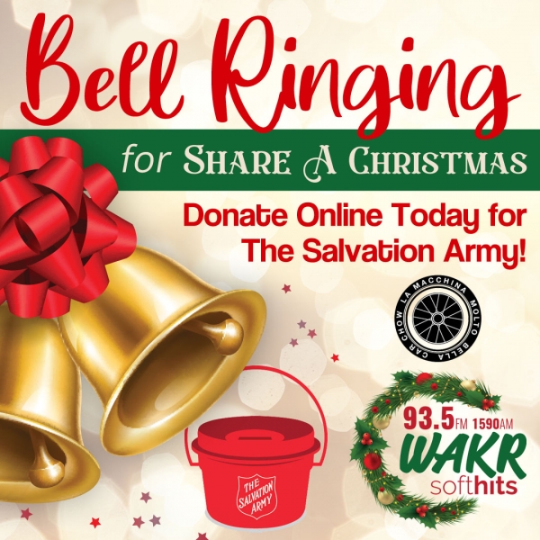 Bell Ringing for WAKR&#039;s Share A Christmas
