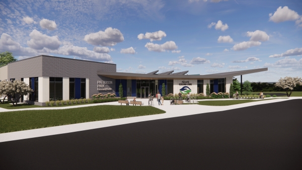 Future look of Patterson Park Community Center (artist rendering)