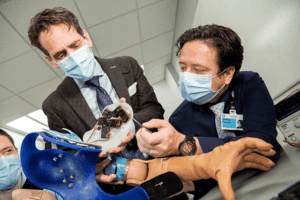 Bionic arm lab 1 Courtesy Cleveland Clinic