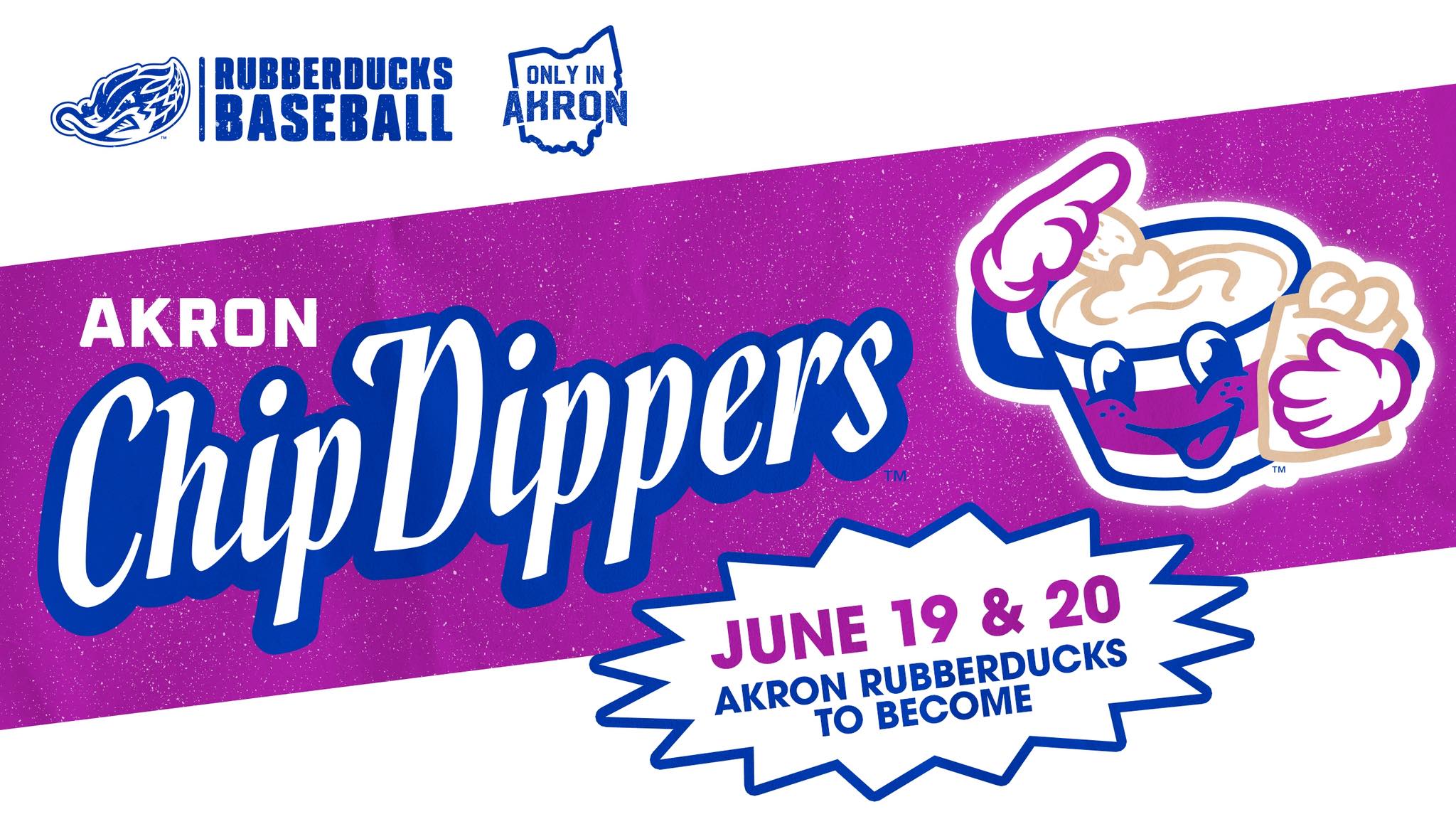 Akron RubberDucks Chip Dippers June