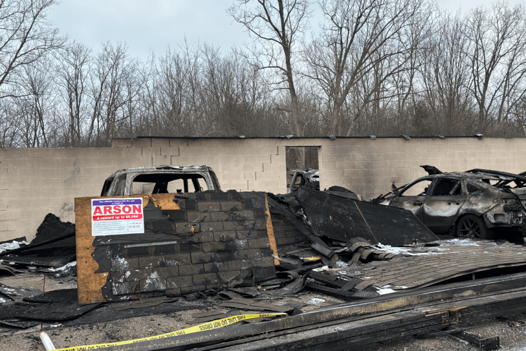 Stark County Arson apartment carports